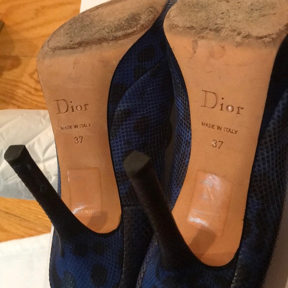 Christian Dior open toe shoes Sz 37 - Picture 5 of 8